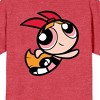 Powerpuff Girls Blossom Is The Self-Proclaimed Leader Crew Neck Short Sleeve Red Heather Men's T-shirt - 4 of 4