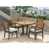 Symmetrical Backyard Dining Group - Structural Composite Construction + Deep-Cushion Quick-Dry Comfort System - 2 of 4