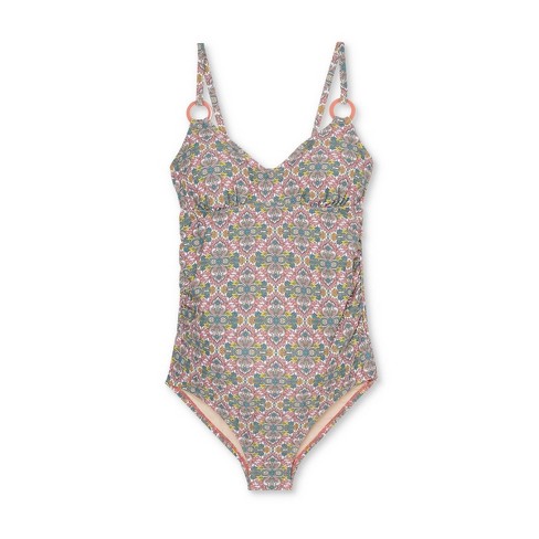 Maternity Printed Front Ring Strap One Piece Swimsuit Isabel Maternity By Ingrid Isabel Target