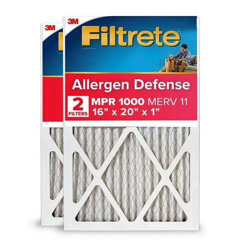 Filtrete 2pk Allergen Defense Air Filter 1000 MPR - image 1 of 4