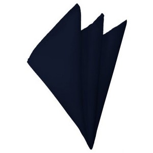 TheDapperTie - Men's Solid Color 10 Inch x 10 Inch Pocket Squares Handkerchief - 1 of 3