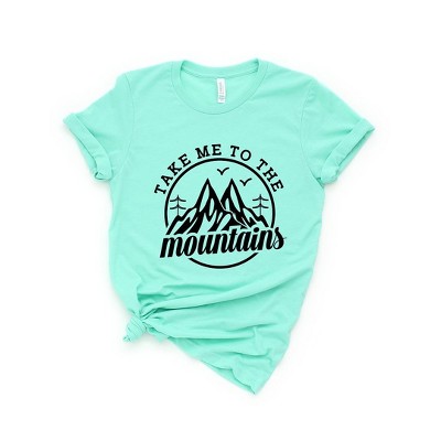 Simply Sage Market Women's Take Me To The Mountains Circle Short Sleeve Graphic Tee