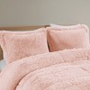 Gracie Mills Susie Contemporary Shaggy Long Fur Comforter Set - 2 of 4