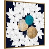 Amanti Art 30"x30" Blue Sophisticated Christmas III by Grace Popp Framed Canvas Wall Art Print - 2 of 4