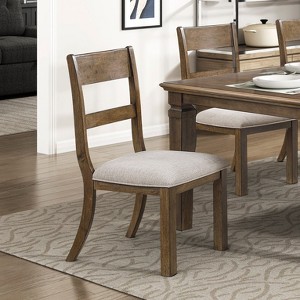 Sapphtopaz Dining Chairs Set of 2 Upholstered Armless Chair with Sturdy Base and Backrest Chairs for Kitchen, Dining Room, Living Room - 1 of 4