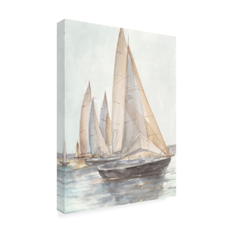 Trademark Fine Art -Ethan Harper 'Plain Air Sailboats Ii' Canvas Art, 1 of 4