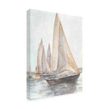 Trademark Fine Art -Ethan Harper 'Plain Air Sailboats Ii' Canvas Art