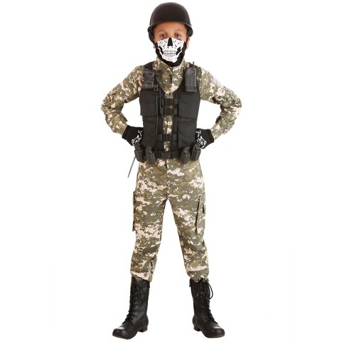 Halloweencostumes.com Boys Boy's Army Battle Soldier Costume : Target