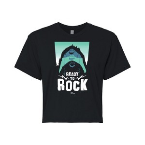 Women's - Frozen 2 - Ready To Rock Cropped Graphic T-Shirt - 1 of 4