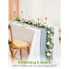 Attop Artificial Flowers, 50 Pcs Ivory White Foam Fake Roses Bulk with Stems for Decoration DIY - 4 of 4