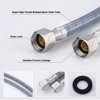 WOWOW 3/8 in. Female Compression x M10 Male Connector x in. Braided Nylon Faucet Connector - 4 of 4
