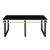 Glass Metal Coffee Table and 2 End Tables with Tempered Top, Metal Frame and Modern Design for Living Room - 2 of 4