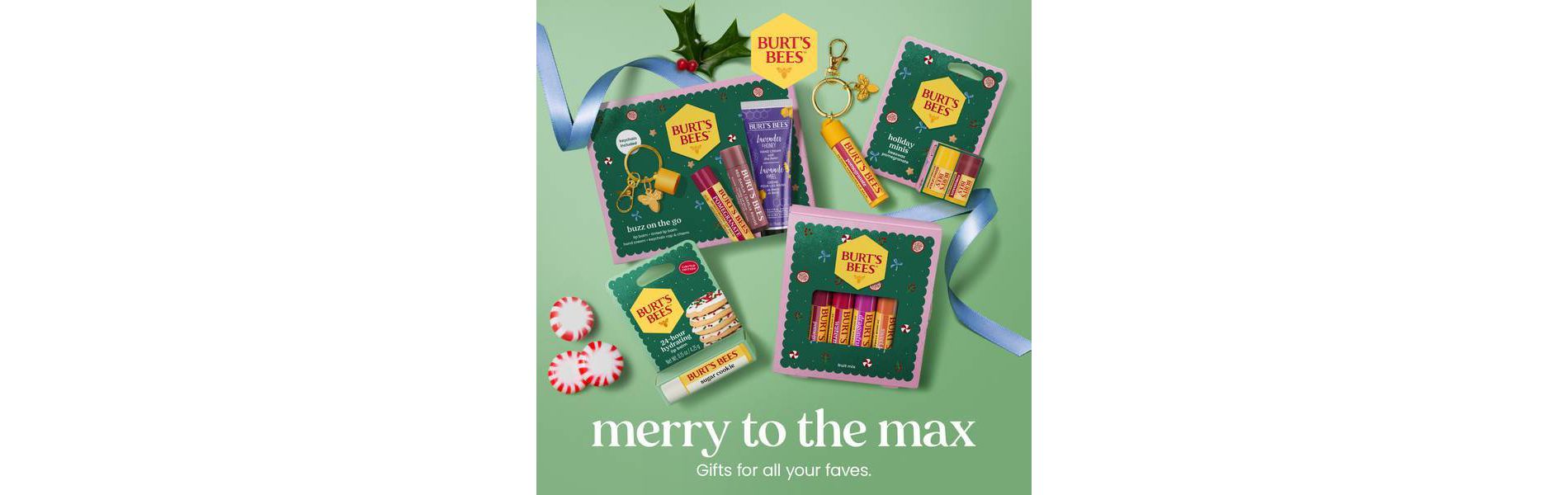 Burt's Bees Hive Favorites Cinnamon Apple Crisp Holiday Gift Lip Balms