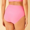 Women's Extra High Waist Full Coverage Bikini Bottom - Shade & Shore™ Pink - image 2 of 4