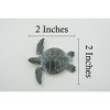Collectible Wildlife Gifts | Turtle, Green Sea turtle Baby, Hatchling, High Quality, Hand Painted, Rubber, Model, Toy, Gift,   2"  CH659 BB169 - 3 of 4