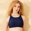 Women's Cross Back High Neck Bikini Top - Shade & Shore™ - 3 of 4