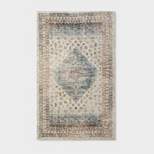 3'x5' Light Distressed Diamond Persian Style Rug Neutral - Threshold™ designed with Studio McGee