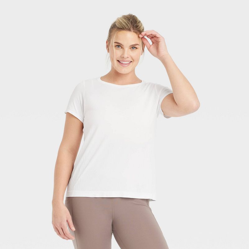 Women's Seamless Short Sleeve Shirt - All In Motion™, 4 of 7