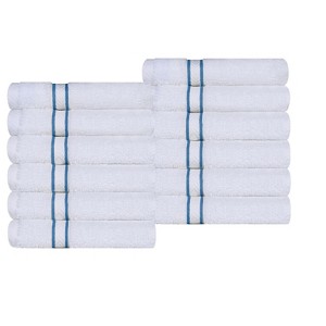 Premium Cotton Solid Plush Heavyweight Hotel Luxury Towel Set by Blue Nile Mills - 1 of 4