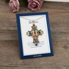 Anna-Kaci Gold Tone Stained Glass Rhinestone Patonce Cross Necklace with Message Card & Envelope Jewelry Gift - 3 of 4