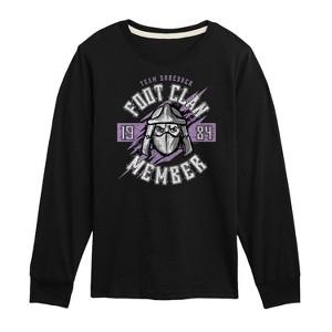 Boys' - Teenage Mutant Ninja Turtles - Foot Clan Member Long Sleeve Graphic T-Shirt - 1 of 4