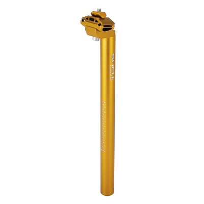 Unique Bargains Aluminum Alloy with Clamp Adjustable Bicycle Seat Post 1.07"x13.78"