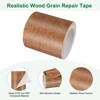 Unique Bargains Self Adhesive Realistic Wood Grain Durable Multi Use Masking Tape 1 Pc - 2 of 4