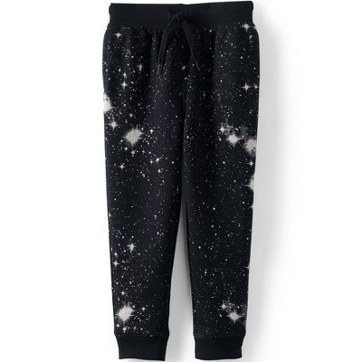 Lands' End Kids High Pile Fleece Lined Jogger Sweatpants - Large