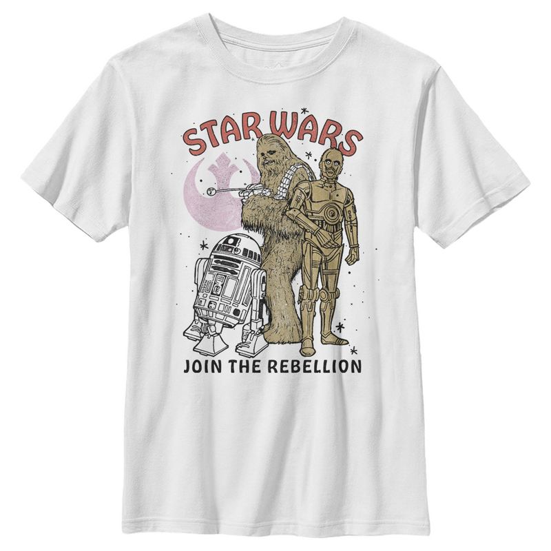 Boy's Star Wars Chewbacca and Buddies Join Rebellion T-Shirt, 1 of 5