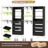 Aheaplus 7-12FT Closet System with 8 Drawers, Walk-in Wardrobe Organizer with 4 Hanging Rods - 2 of 4
