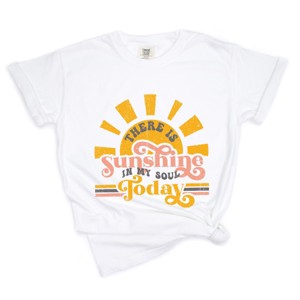 Simply Sage Market There Is Sunshine In My Soul Today Garment Dyed Tee - 1 of 4