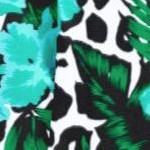 green tropical leopard