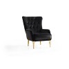 Modern Style Chair in Black same asG150109260 (B is NJ inventory, G is CA inventory,) - 3 of 4