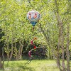 Evergreen Fall Plaid Truck Animated Burlap Balloon Spinner - 2 of 4