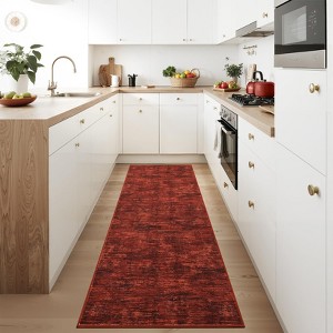 COZONY Large Area Rug, Machine Washable Non-Slip Low Pile Modern Solid Color Floor Carpet for Living Room, Bedroom, Office - 1 of 4