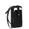 The Sak Silverlake N/S Smartphone Crossbody Bag, Multi Use Design, Adjustable Strap, Black Floral Embossed - 4 of 4