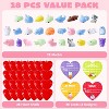 Joyfy 28Pcs Valentine Kawaii Stress Relief Mochi Squishy Toys Filled Hearts and Valentine Cards for Kids Classroom Exchange Gifts Party Favors - image 3 of 4