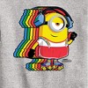 Boys' - Despicable Me Minions - Retro Rainbow Skater Graphic Long Sleeve Fleece Sweatshirt - 2 of 4