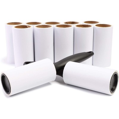 Juvale 12 Pack Lint Rollers with Refills for Pet Hair (696 Sheets)