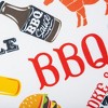 Design Imports  Bbq Fun Print Outdoor Tablecloth With Zipper 60 Round - 4 of 4