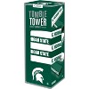 MasterPieces Real Wood Block Tumble Towers - NCAA Michigan State Spartans - 2 of 4