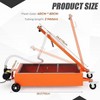 Low Profile Oil Drain Pan, 15 Gal Oil Drain Pan with Pump,  with 180w Electric Pump, 8.2Ft Hose & Folding Handle, Rolling Oil Drain Cart - 2 of 4