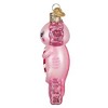 Old World Christmas Blown Glass Ornament for Christmas Tree, Axolotl with Candy Cane - 2 of 4