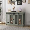 PawHut Modern Dog Crate End Table with Divider Panel, Dog Crate Furniture for Large Dog and 2 Small Dogs with Two Rooms Design - 2 of 4