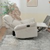 KTMBDW Swivel Rocker Recliner, Rocking Recliner Chair, Glider Chair, Small Rocker Recliners for Small Spaces, Living Room, Bedroom, Nursery, RV - 3 of 4