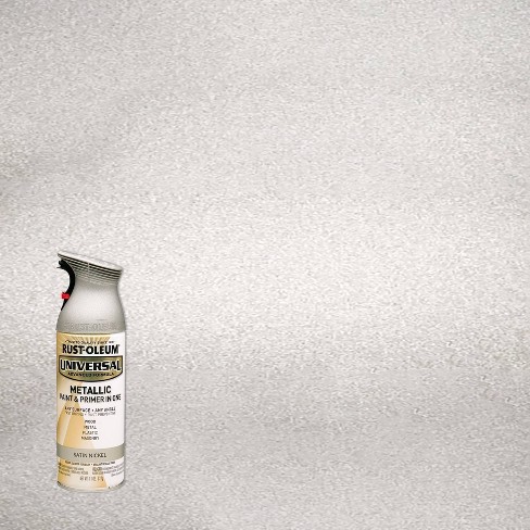 All Surfaces 2X Ultra Protection Cover Metallic Silver Spray Paint & Primer  12Oz