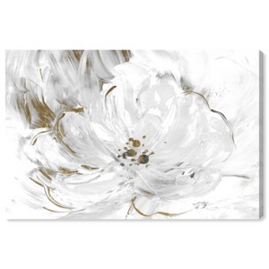 Oliver Gal 10" x 15" Camelia Morning Abstract Unframed Canvas Wall Art in White : Modern Decor for Bedroom Walls - 1 of 4