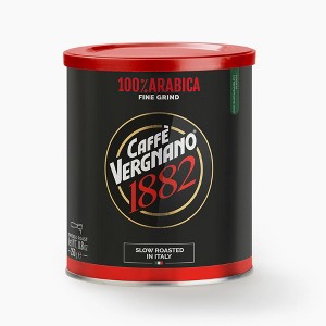 Caffe Vergnano 100% Arabica Espresso Fine Grind Coffee in Can 8.8oz/250g - 1 of 4