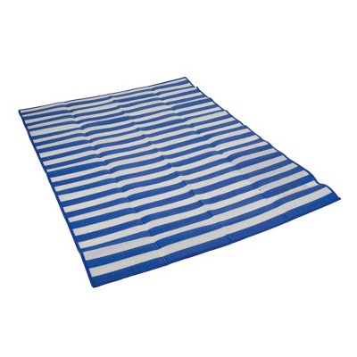  5'x6'7" Rectangle Outdoor Floor Mat Blue - Stansport 