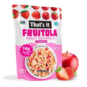 That's it. Fruitola Fruit Granola Strawberry - 7oz : Target
